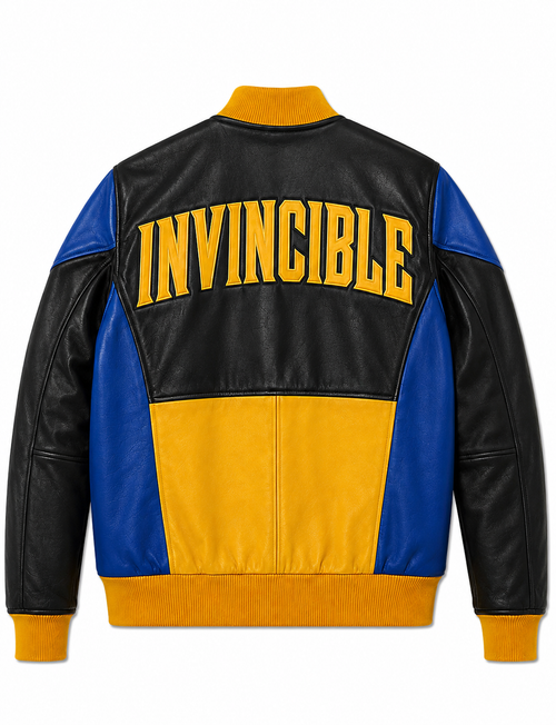 |Pre-Order| Star Flesh "Unbreakable" Invincible Leather Bomber Jacket