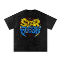 Star Flesh "Unbreakable" Oversized Snow Washed T-Shirt